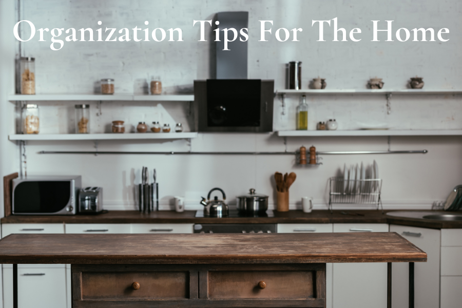 organization tips for home